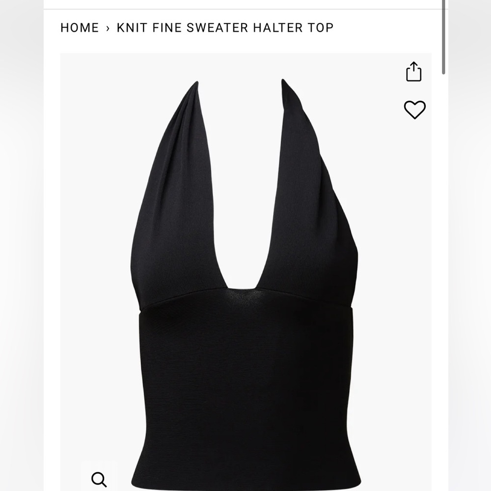 We wore what black halter top